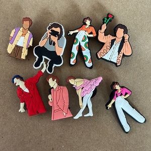 Harry Styles Croc charms set